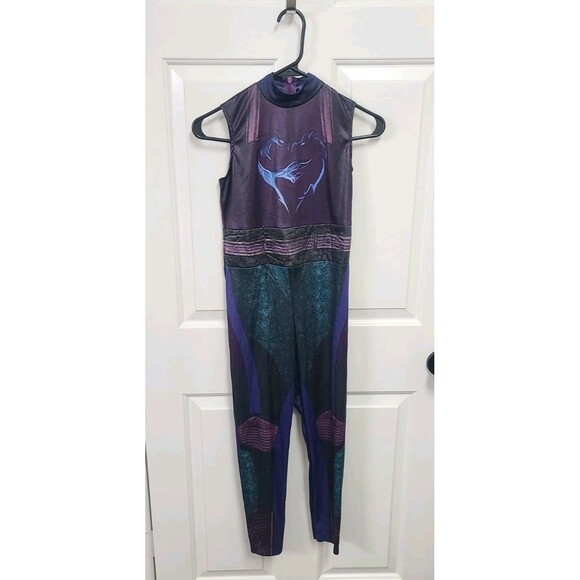 Disney Descendants 3 Mal Costume Child Medium  (7-8) Jumpsuit Only - Picture 1 of 3
